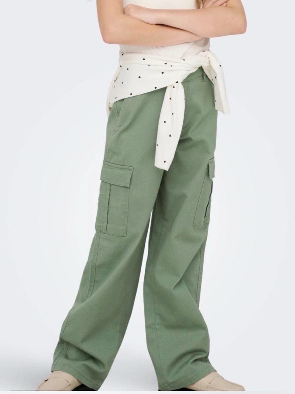 YMI Olive Green High-Waist Cargo Pants